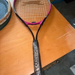 Slazenger Vibrant Pink and Black Racket